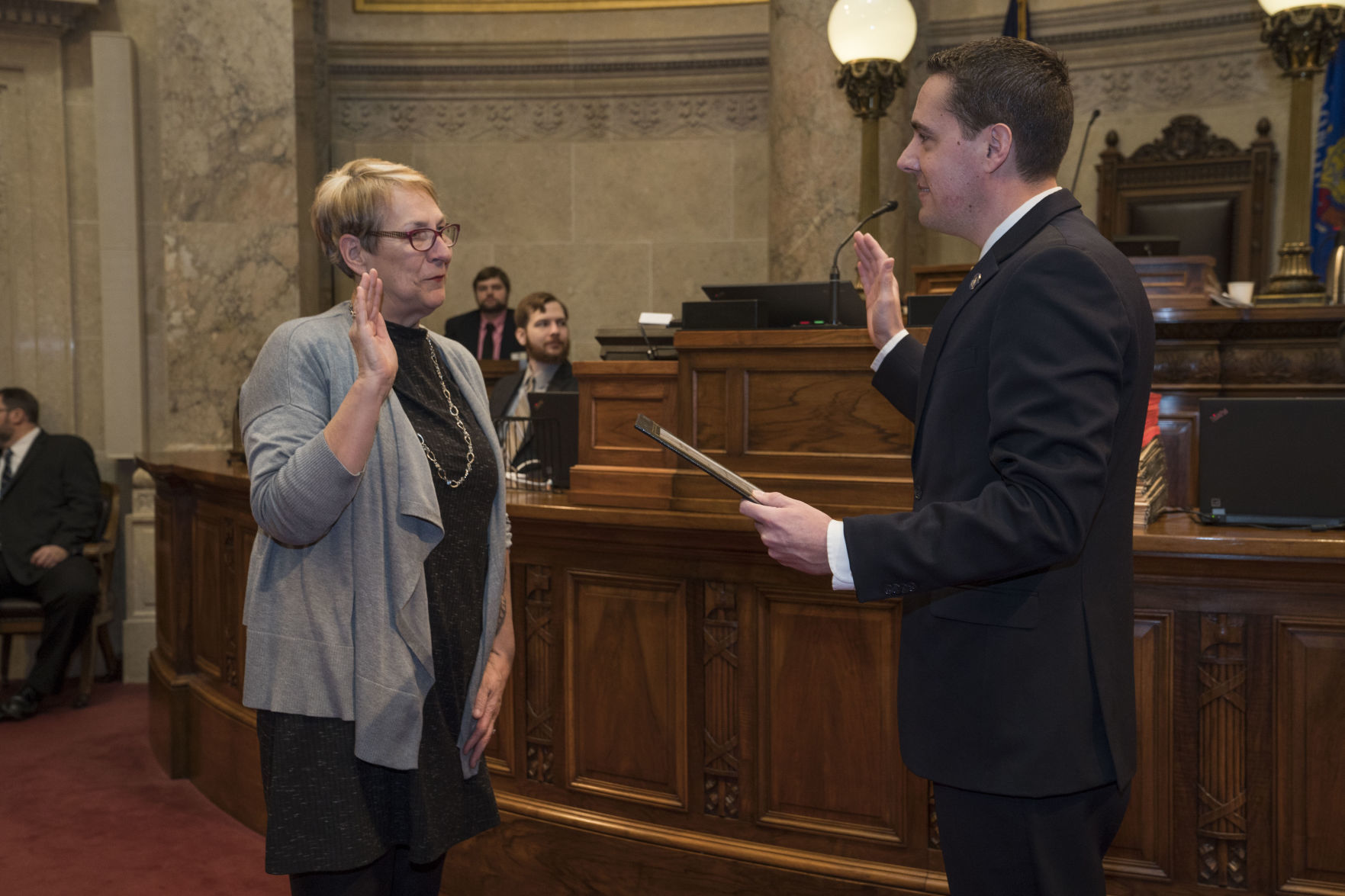 Sen. Patty Schachtner sworn in